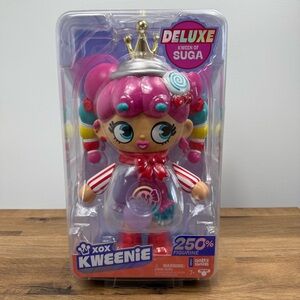 NWT XOX Deluxe Kweenie 11” Mega Kween of Suga Doll Quirky Kweens Pink
